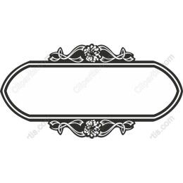 Vintage Floral Frame and