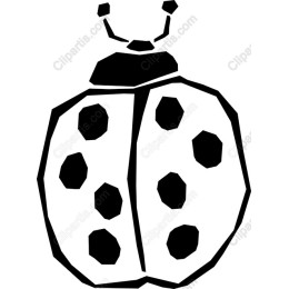 Charming Minimalist Ladybug