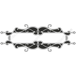 Elegant Vintage Ornamental Border