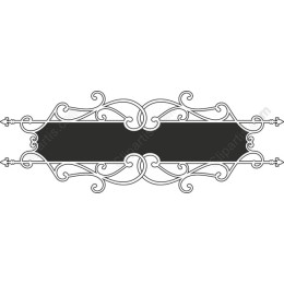 Vintage Ornamental Banner