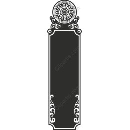 Elegant Vintage Floral Frame