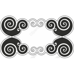 Elegant Swirl Frame