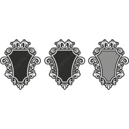 Elegant Vintage Decorative Frames Set