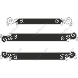 Elegant Ornament Frames Set