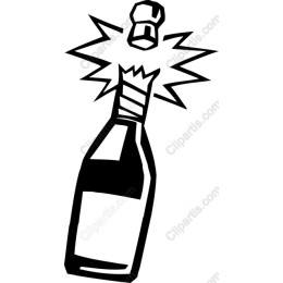 Champagne Bottle Burst
