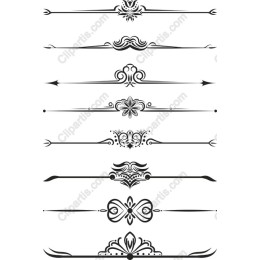 Elegant Vintage Decorative Dividers