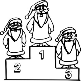 Santa's Podium Victory