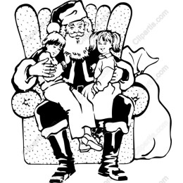Santa Claus with Children