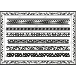 Elegant Ornamental Border Collection
