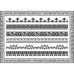Ornate Decorative Borders Set