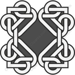 Intricate Geometric Knot