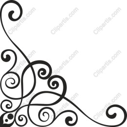 Elegant Corner Swirl