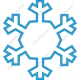 Blue Snowflake