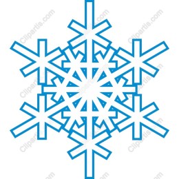 Blue Snowflake