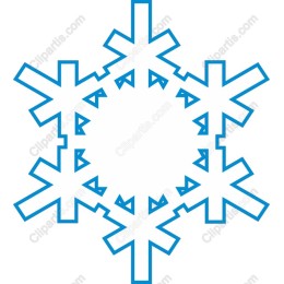 Blue Snowflake