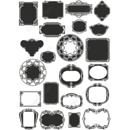 Elegant Frame Clipart Bundle