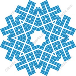 Geometric Star Pattern