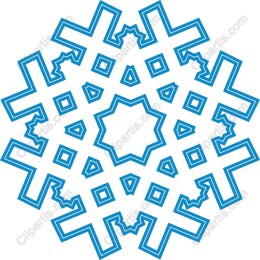 Elegant Winter Snowflake