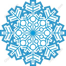 Blue Snowflake