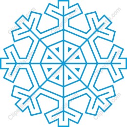 Blue Snowflake