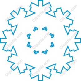 Blue Snowflake