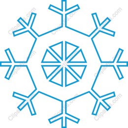 Blue Snowflake