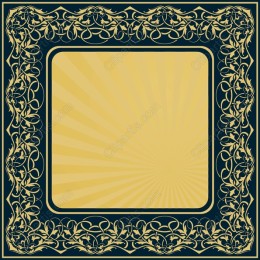 Vintage Floral Frame