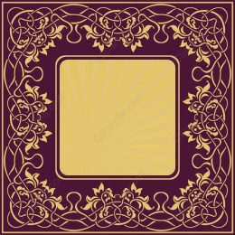 Elegant Floral Ornate Frame