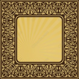 Elegant Ornate Floral Frame