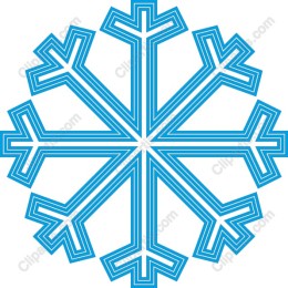 Elegant Geometric Snowflake