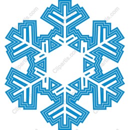Blue Snowflake