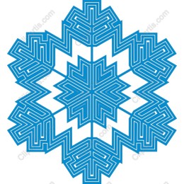 Blue Snowflake