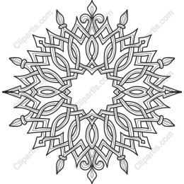 Elegant Ornamental Mandala