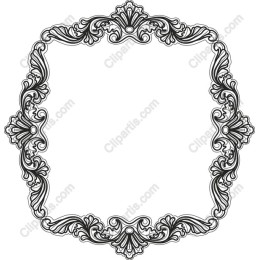 Vintage Ornate Frame