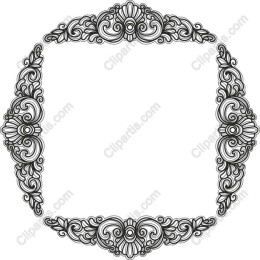 Vintage Ornate Decorative Frame