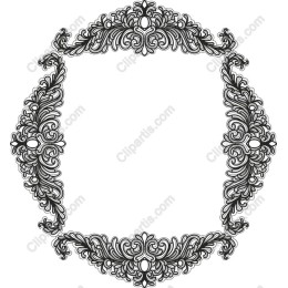 Ornate Floral Decorative Frame