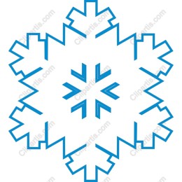 Blue Snowflake