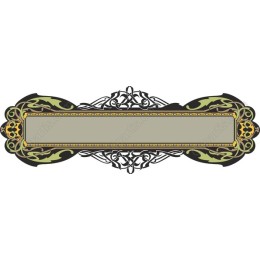 Vintage Floral Banner