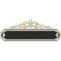 Ornate Decorative Banner