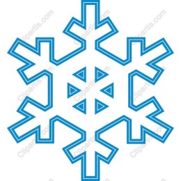 Blue Snowflake