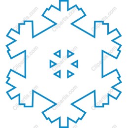 Winter Wonder: Elegant Snowflake Graphic