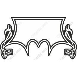 Elegant Vintage Art Nouveau Frame