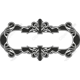 Elegant Vintage Black Frame
