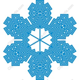 Blue Snowflake