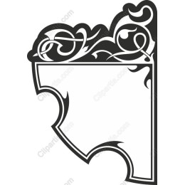 Elegant Corner Flourish