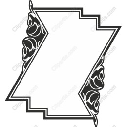 Elegant Rose Frame