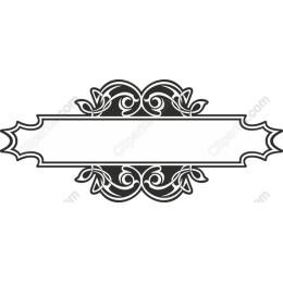 Elegant Ornate Label