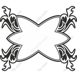 Ornamental Floral Frame