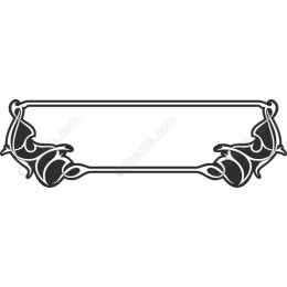 Elegant Floral Decorative Frame