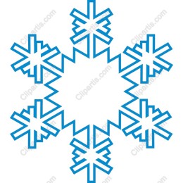 Blue Snowflake